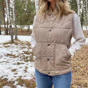 Quilted Western Puffy Vest